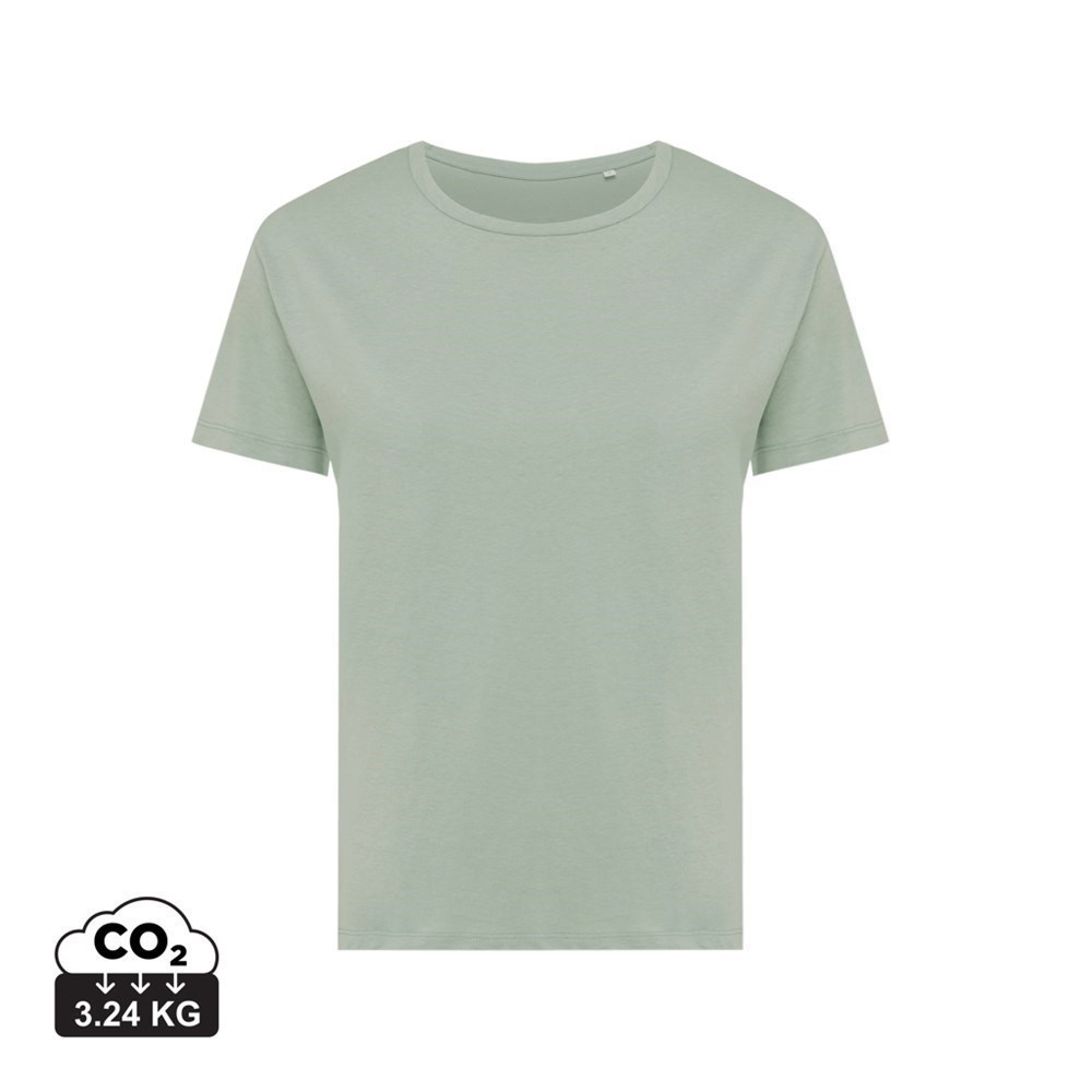 Iqoniq Yala Damen T-Shirt aus recycelter Baumwolle – Modern-Fit Event-Geschenk mit Logo