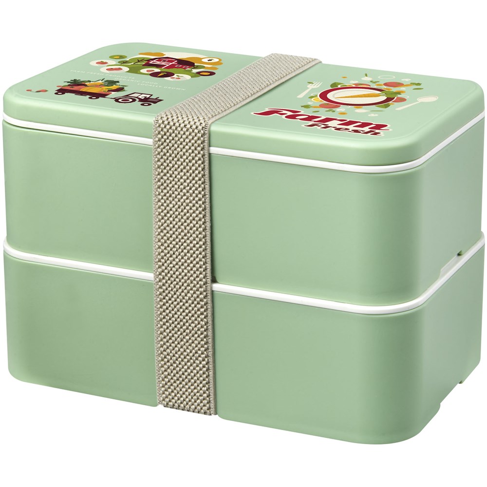 MIYO Renew EcoDuo Lunchbox - Perfekter Werbeartikel mit Logo