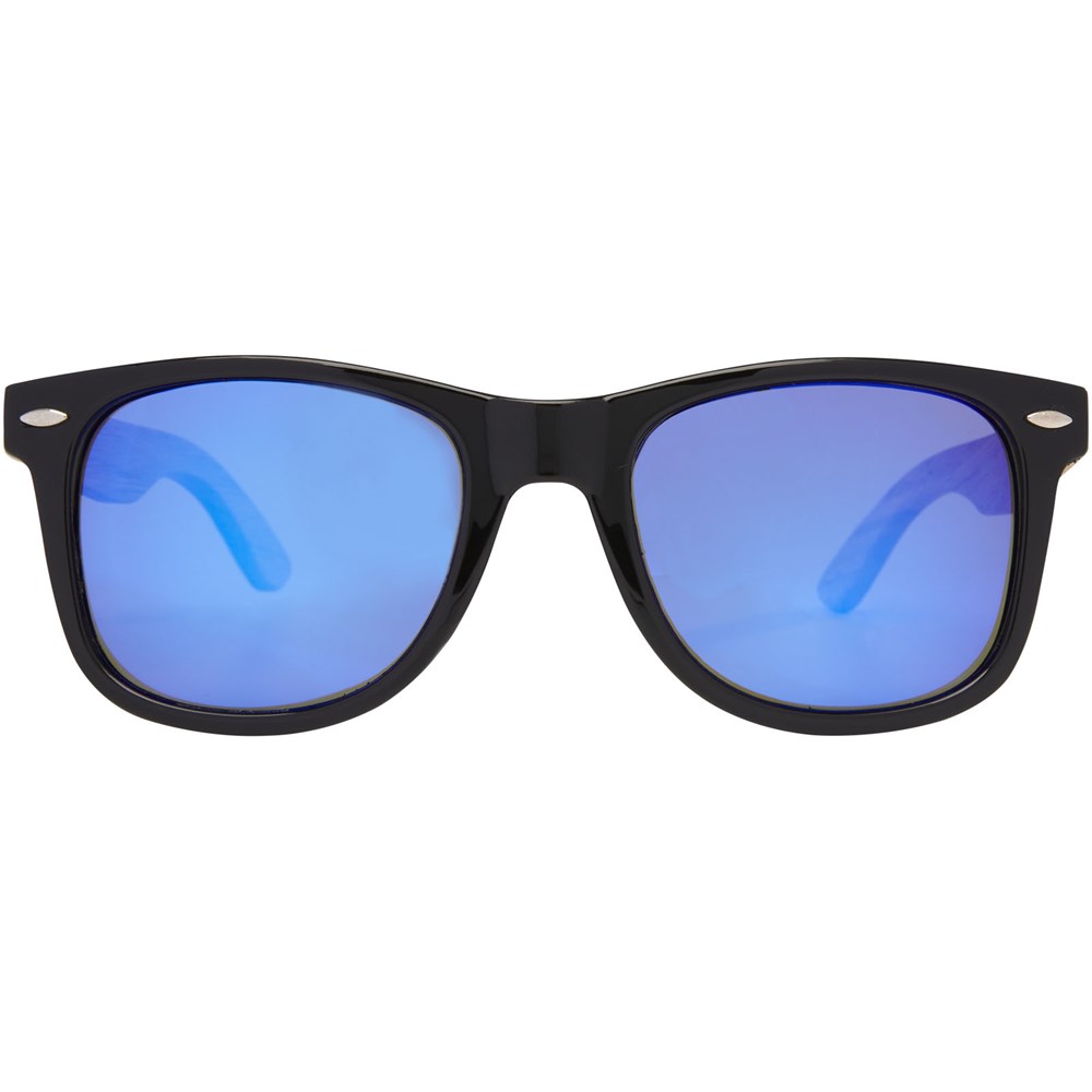 Hiru BlueShield Polarisierte Sonnenbrille aus rPET/Holz – Perfektes Werbegeschenk mit Logo