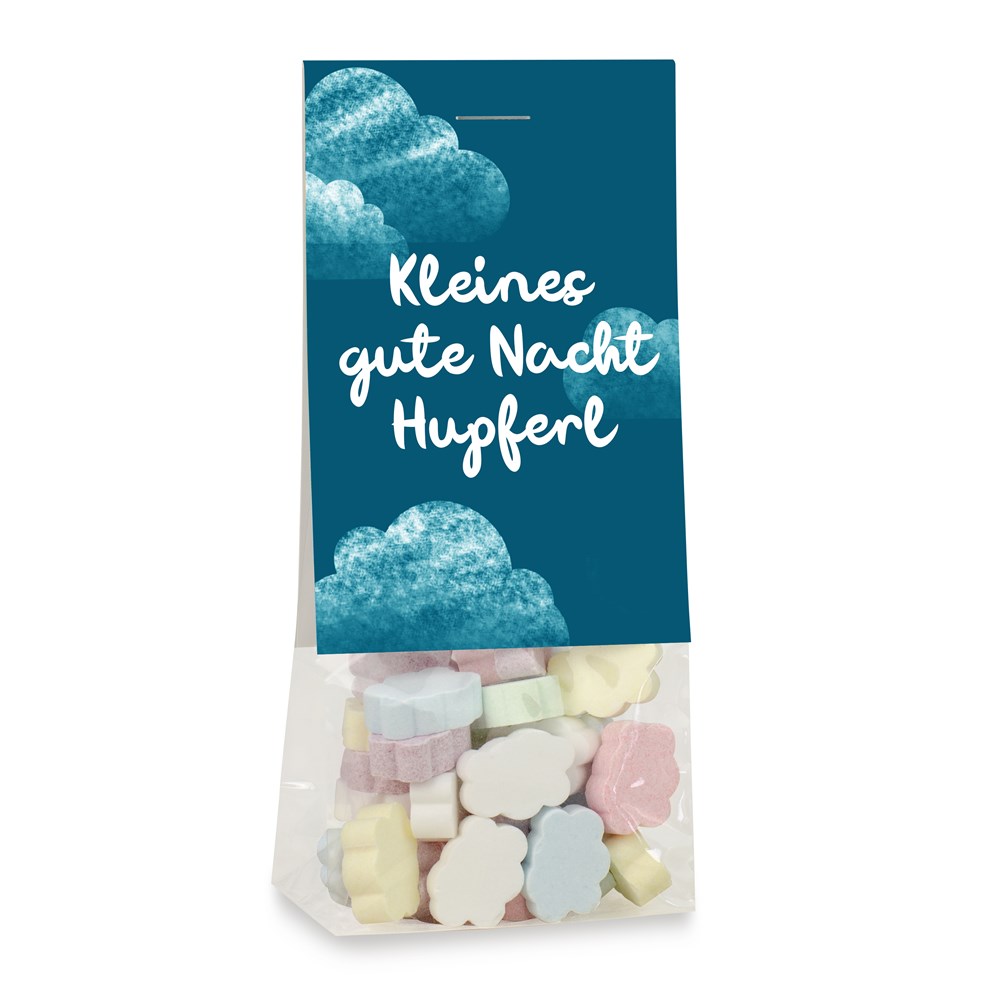 Fruchtgummi Wolken-Genuss: Perfektes Werbegeschenk mit Logo