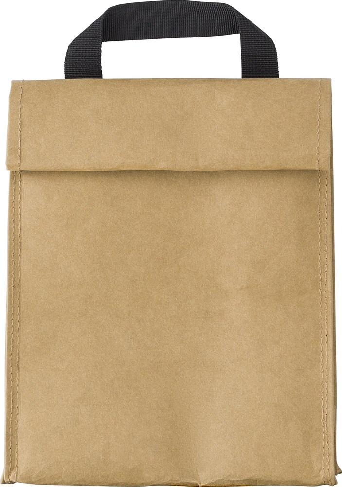 Kraftpapier Kühltasche Declan – Perfektes Werbegeschenk mit Logo, waschbar & praktisch