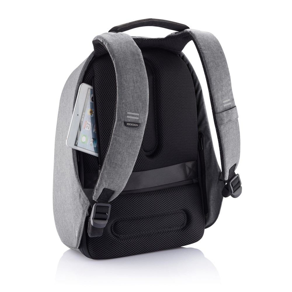 Bobby Hero XL rPET Anti-Diebstahl-Rucksack 17 Zoll - Ideales Werbegeschenk mit Logo