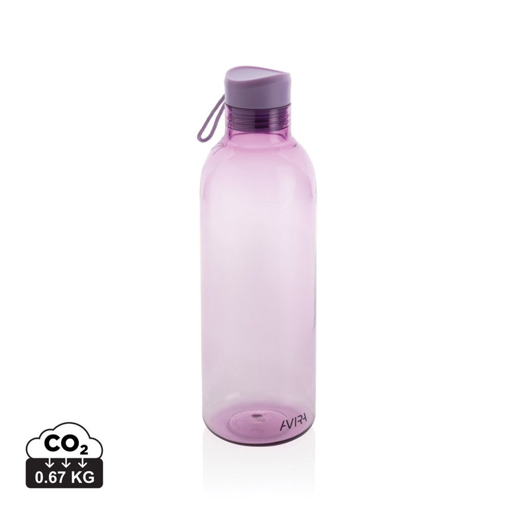 RPET Atik-Flasche 1L minimalistisch – Strahlendes Werbegeschenk mit Logo