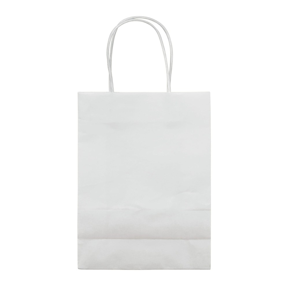 **Kleine FSC-zertifizierte Papiertasche mit Griffen – Perfekte Geschenktasche für Events**