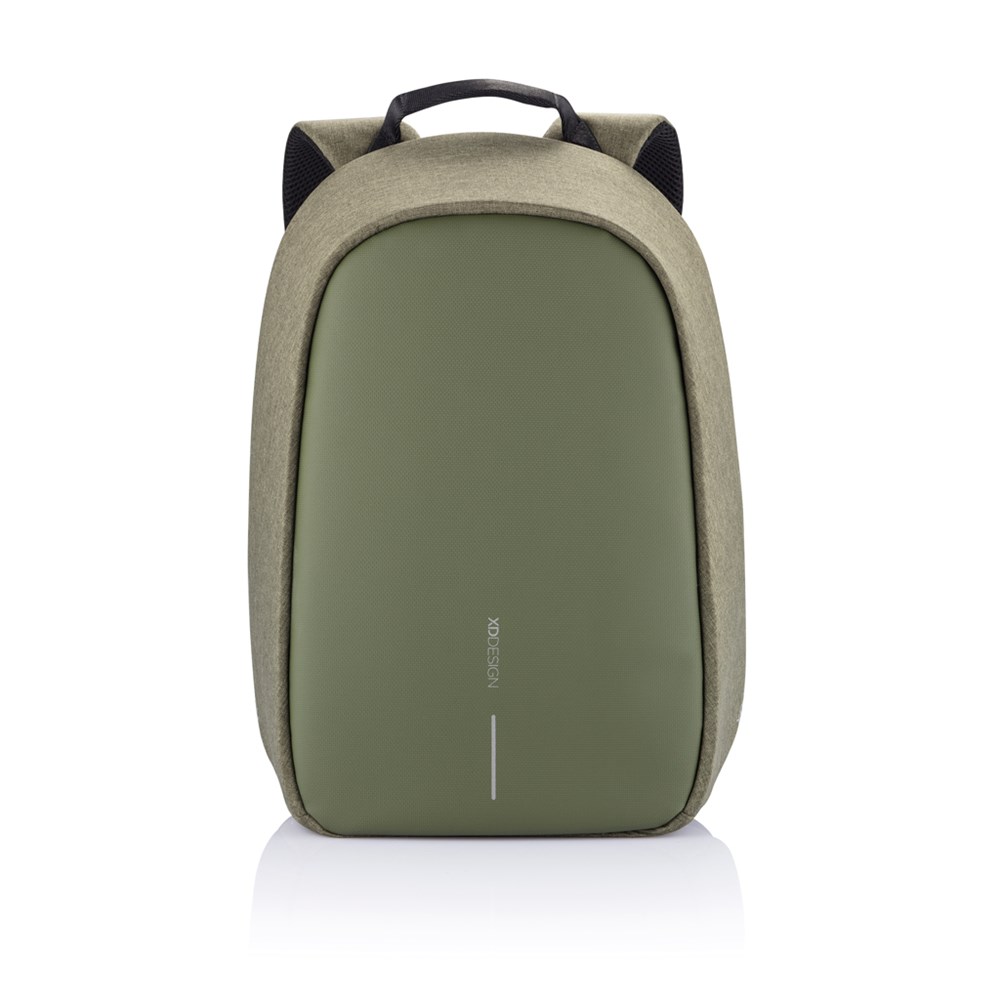 Bobby Hero Small Rucksack aus rPET mit USB – Strahlendes Werbegeschenk mit Logo