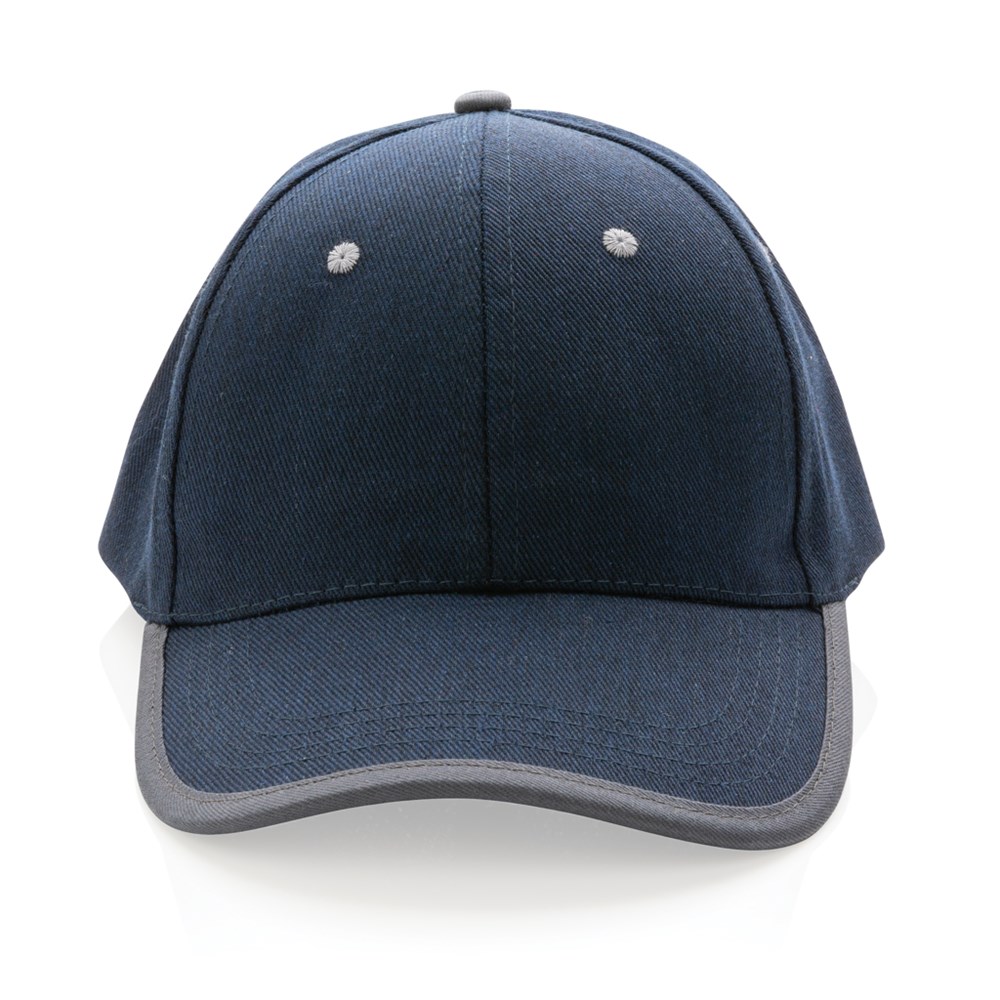 Impact Cap Brushed rCotton Dunkelgrau – Strahlendes Werbegeschenk mit Logo