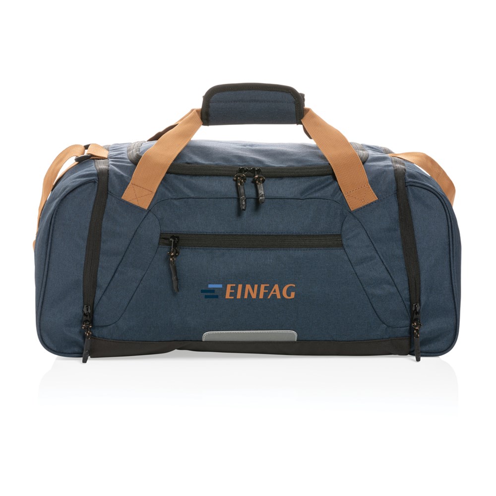 Impact AWARE™ Urban Outdoor Weekender, recyceltes Polyester – Ideales Kundenbindungsgeschenk mit Logo