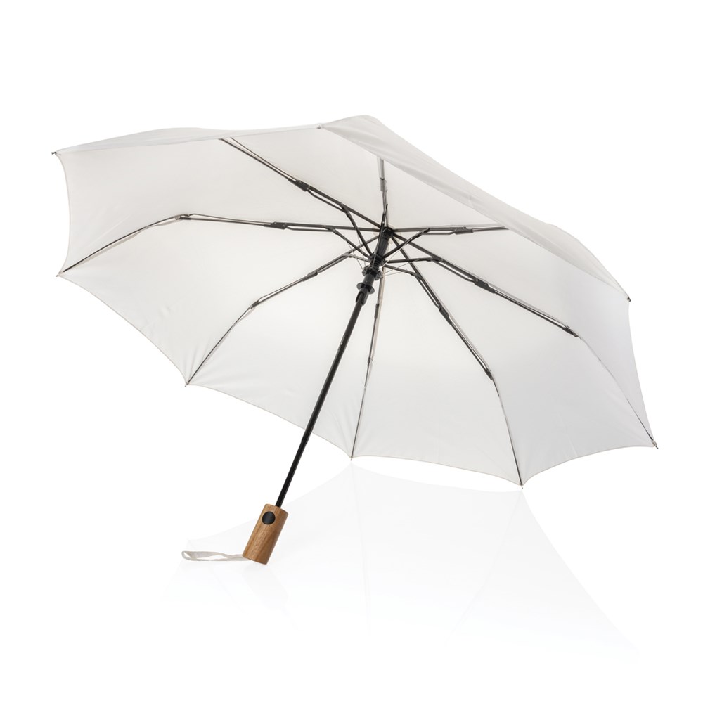 Kaycey 21“ Mini-Auto-Regenschirm aus AWARE rPET – Exklusives Eventgeschenk mit Logo