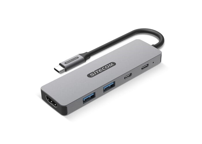 Sitecom 5-in-1 USB-C Multiport Adapter – Perfektes Werbegeschenk mit Logo