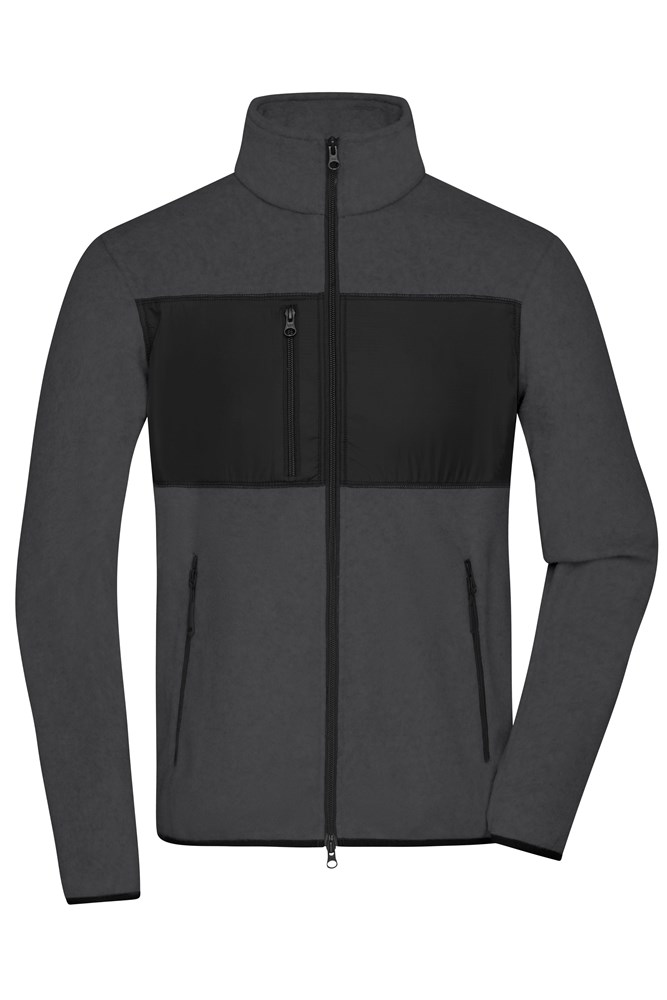 Recycled PET Men's Fleece Jacket mit Logo für Events & Messen