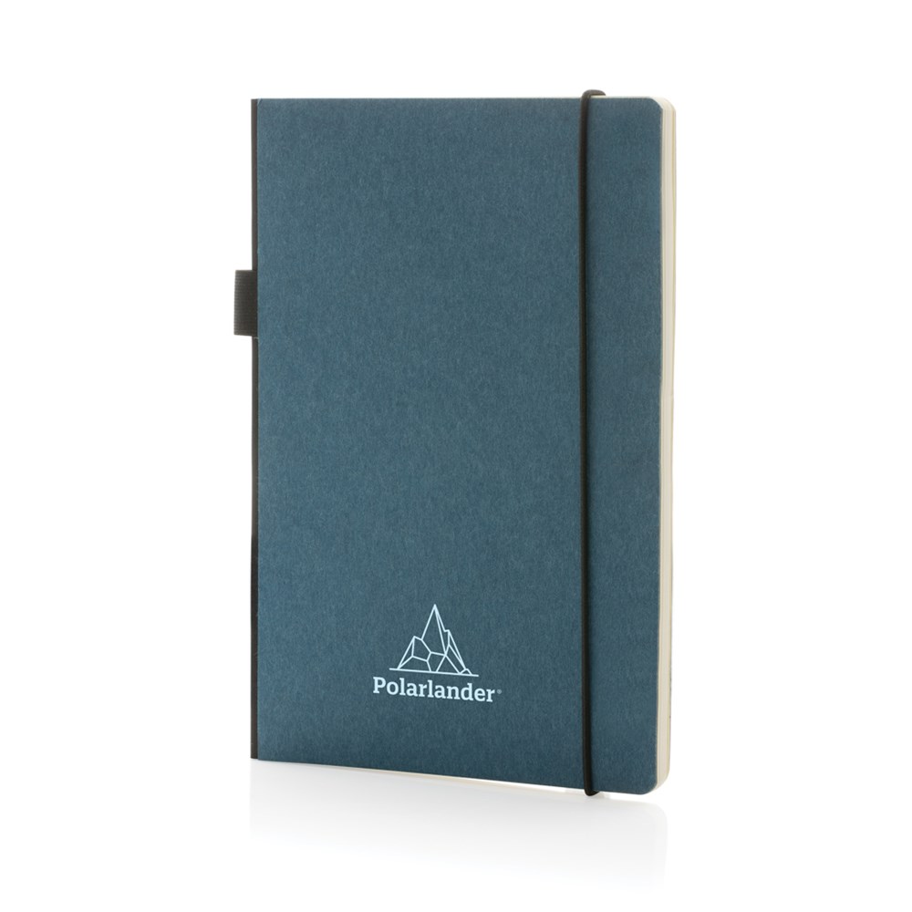 A5 Deluxe Hardcover Notizbuch schwarz mit FSC-Papier – Ideales Event-Geschenk mit Logo