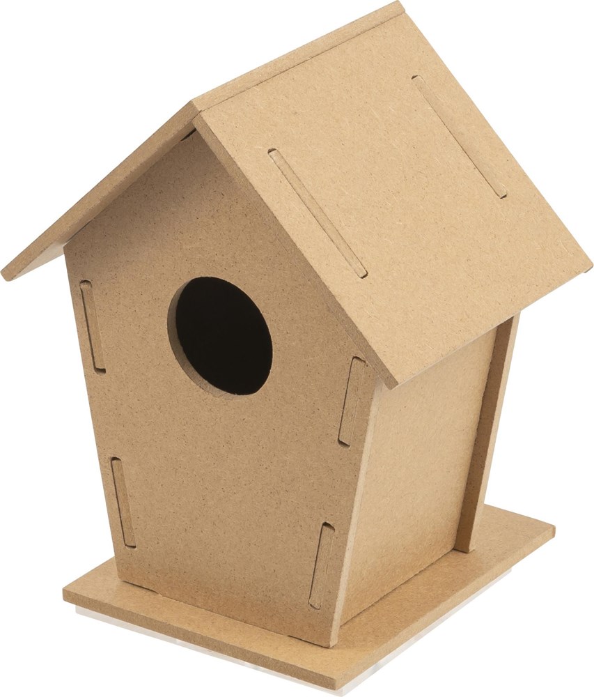 Vogelhaus 'Taylor' Holz Steck-Bausatz – Ideal für kreative Werbeartikel mit Logo