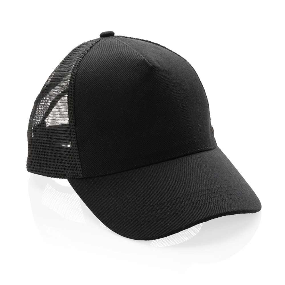 Impact AWARE™ Retro Trucker-Cap aus rCotton & rPET – Ideales Werbegeschenk für Events