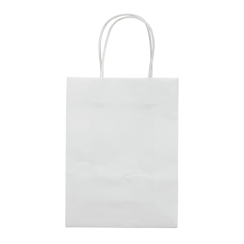 **Kleine FSC-zertifizierte Papiertasche mit Griffen – Perfekte Geschenktasche für Events**