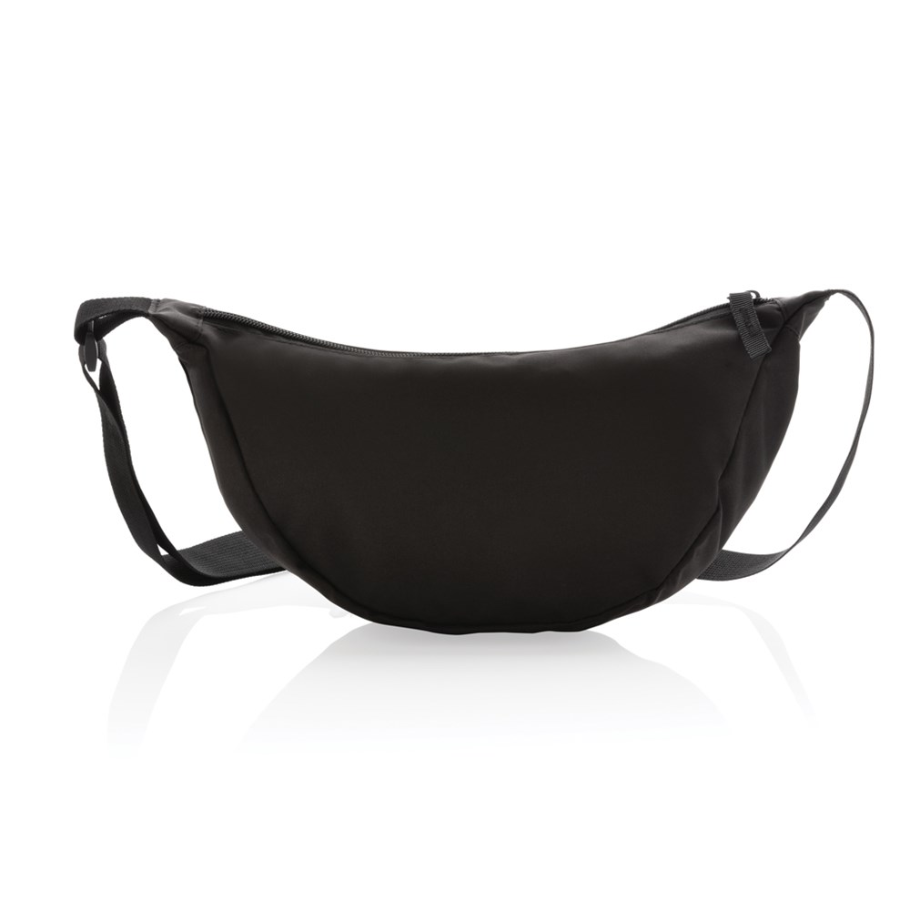 Crescent AWARE RPET Half-Moon Sling Tasche in Grau – Innovativer Begleiter für Events