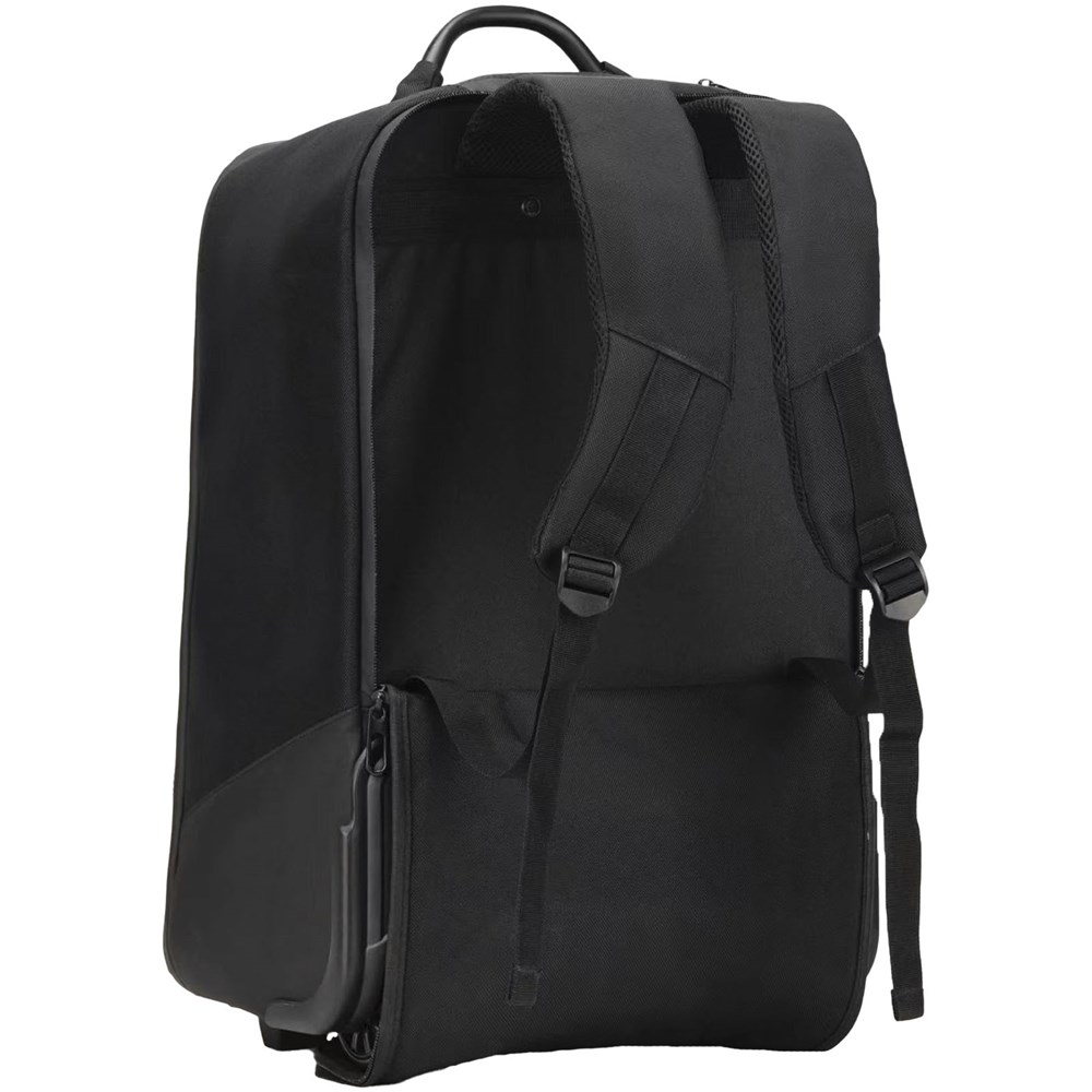 Laptop-Trolley-Rucksack aus rPET Schwarz – Innovativer Eventbegleiter mit Logo