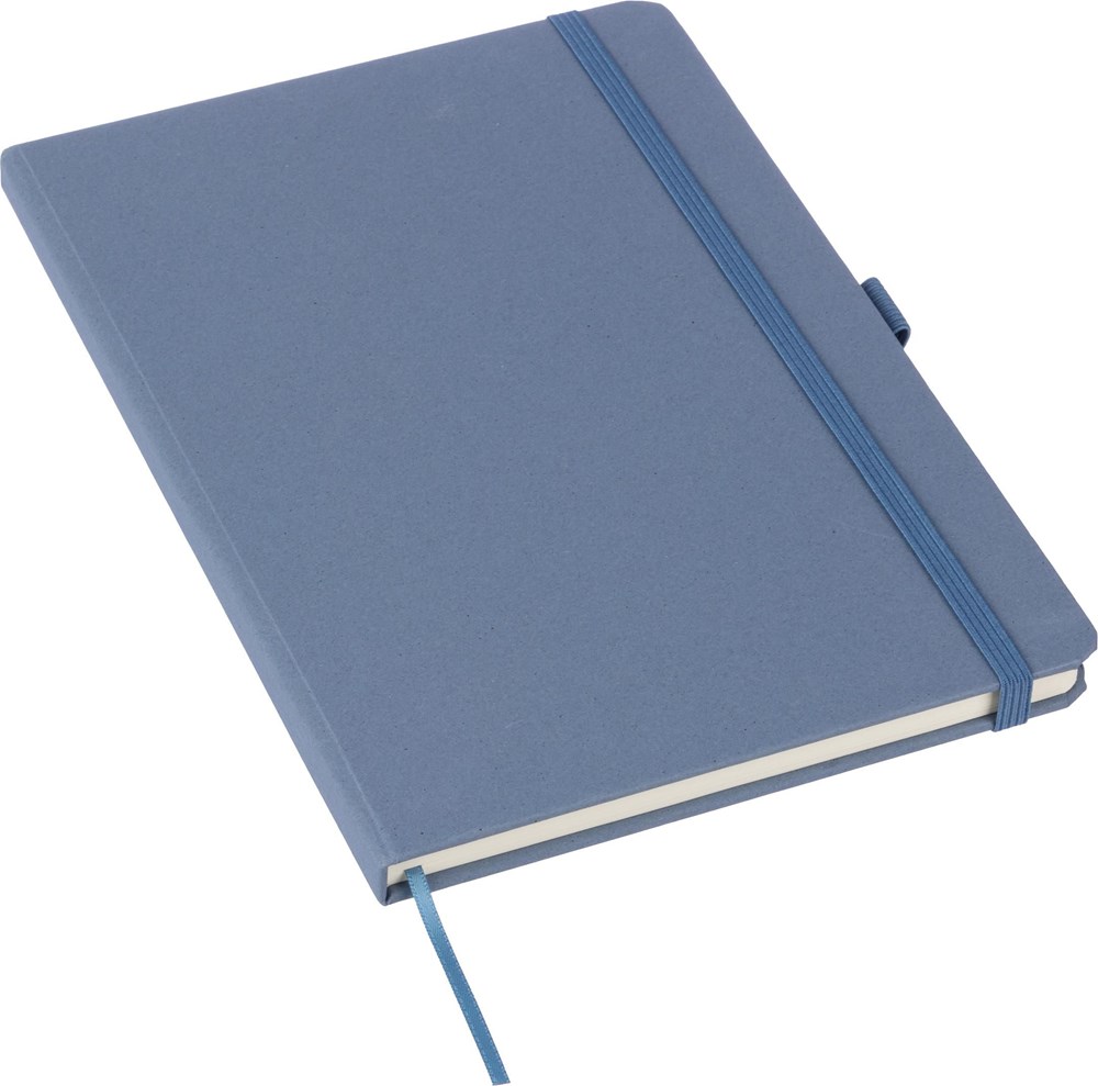 **Gertrud's A5 Notizbuch aus Upcycling-Material – Ideales Werbegeschenk mit Logo**