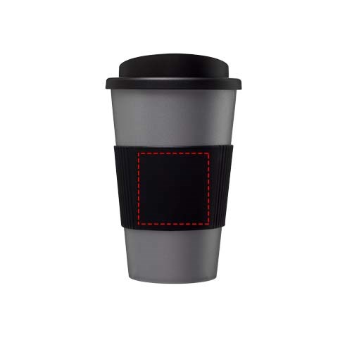 Americano® 350 ml Promo-Isolierbecher mit Schraubdeckel und Silikonring