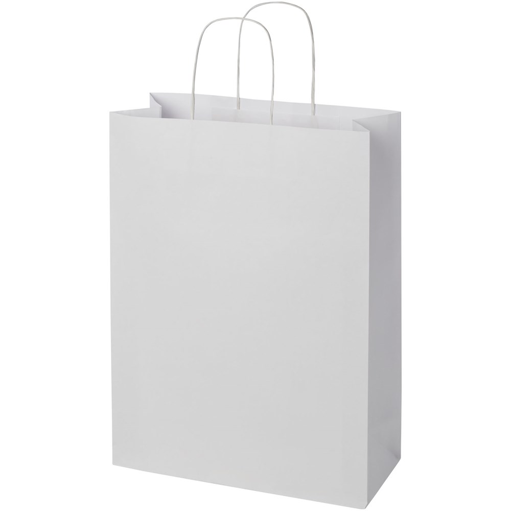 Kraftpapier-Tasche XXL 120 g/m² – Praktisches Werbeaccessoire mit Logo