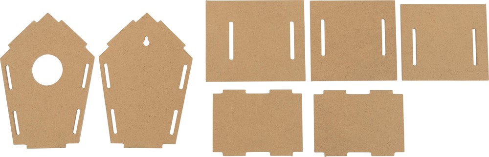 Vogelhaus 'Taylor' Holz Steck-Bausatz – Ideal für kreative Werbeartikel mit Logo