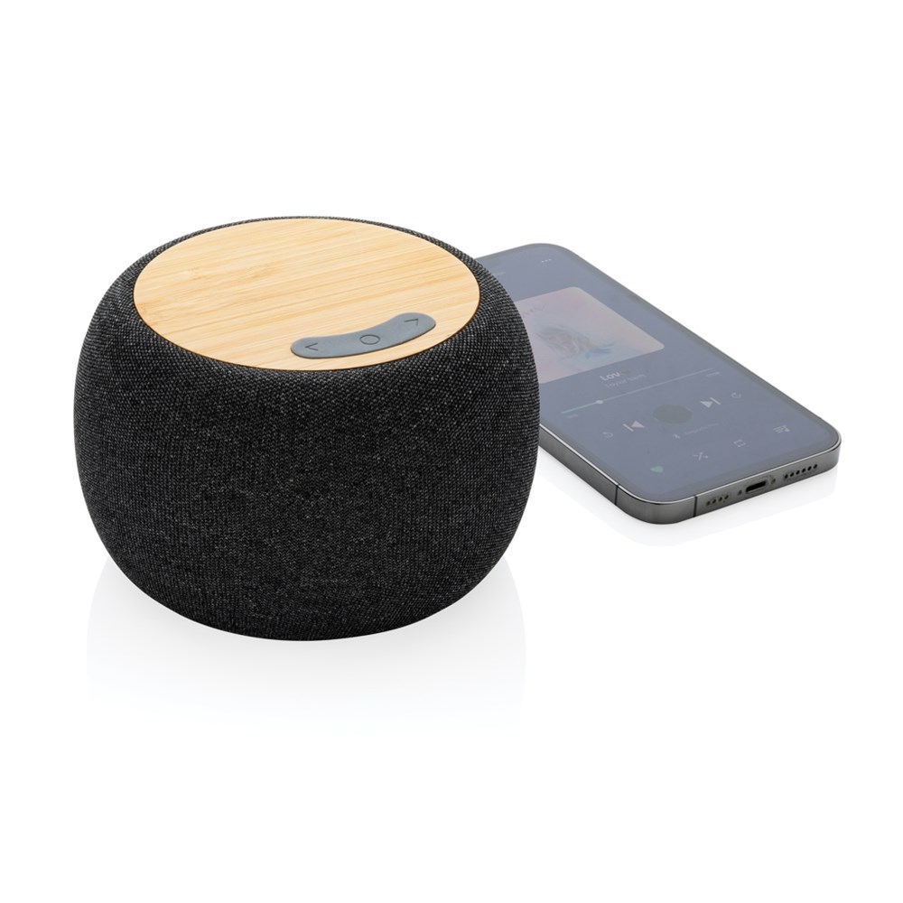 Bamboo Soundwave Speaker 5W Recycled Elegance für Events und Kundenbindung