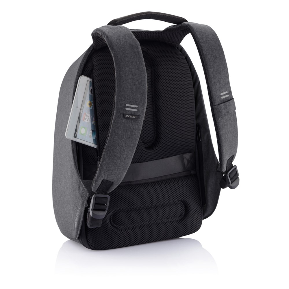 Bobby Hero Regular Rucksack rPET mit USB Werbegeschenk für Events