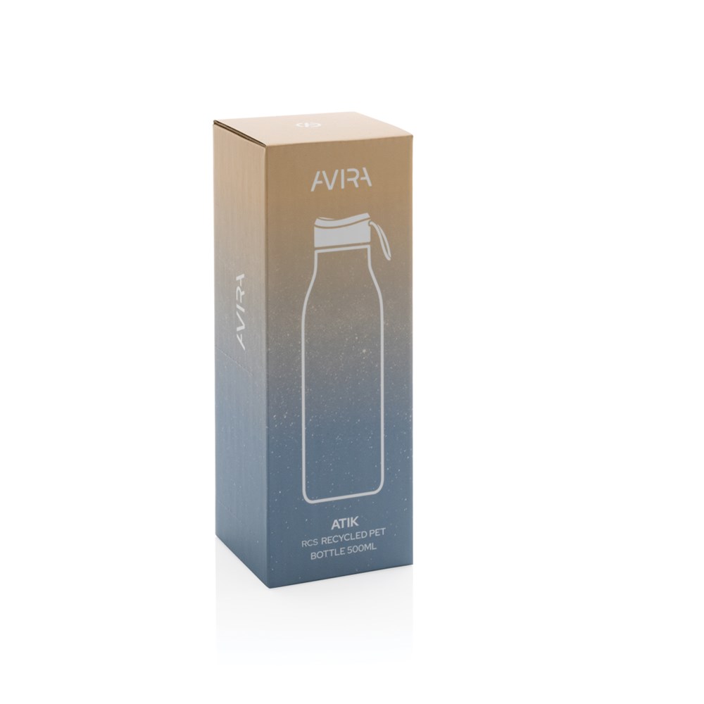 Atik RCS RPET Flasche 500ml – Elegantes Werbegeschenk für Events