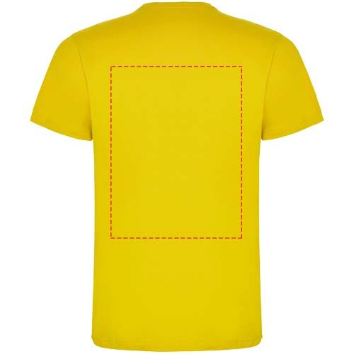 Standskizze: Druckverfahren Siebdruck auf Position „Rückseite großflächig“ – Dogo 165 g/m² Premium T-Shirt für Herren