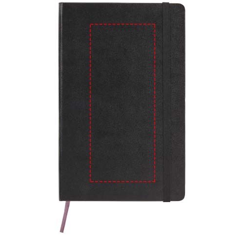 Standskizze: Druckverfahren Siebdruck auf Position „Vorderseite“ – Moleskine Notizbuch und Stift Set