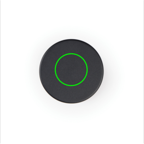Standskizze: Druckverfahren Tampondruck auf Position „Artikel oben“ – VINGA Maris LED-Tischleuchte aus RCS-recyceltem ABS, USB-C, mit Logo veredelbar