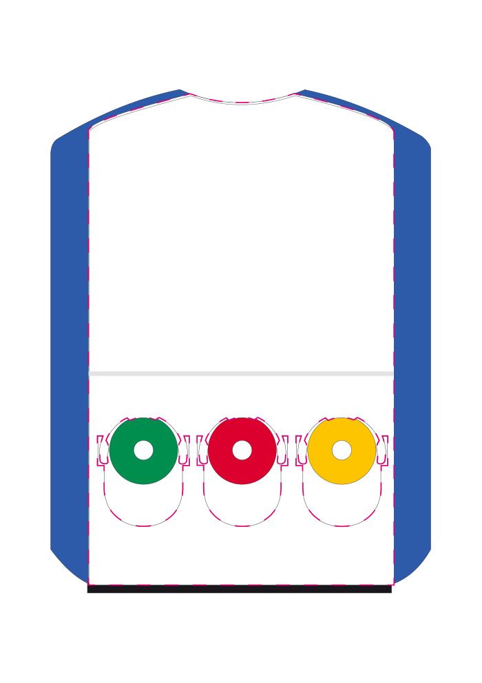 Standskizze: Druckposition „gesamte weiße Rückseite (max. 93×150 mm)“ – Parkscheibe Prime mit Chip-Halterung – Kunststoff, StVO-konform
