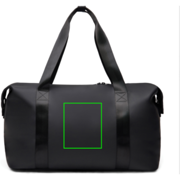 Standskizze: Druckverfahren Siebdruck Transfer auf Position „Artikel Rückseite“ – VINGA Baltimore RCS 24h Wochenendtasche mit Logo bedrucken