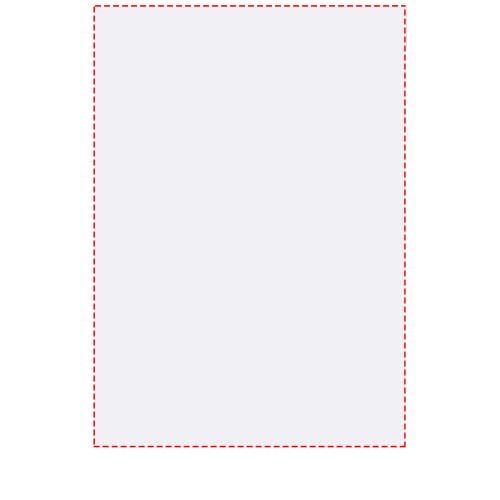 Standskizze: Druckverfahren Druck auf Papier auf Position „Rückseite der Blätter (Hochformat, Rücken rechts) (max. 148 x 210 mm)“ – Novella Austen A5 Softcover Notizbuch aus Recyclingmaterial – 100 Blatt