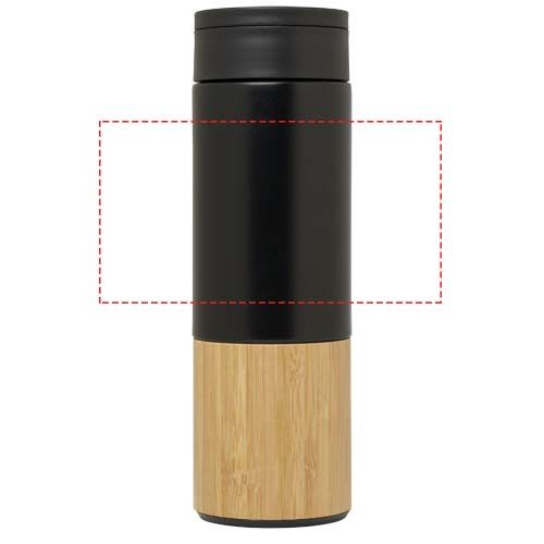 Standskizze: Druckverfahren Siebdruck auf Position „rundum (max. 150 x 80 mm)“ – Carmen A5 Hardcover Notizbuch und Kugelschreiber Set (schwarze Mine)