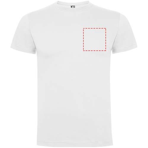 Standskizze: Druckverfahren Siebdruck auf Position „linke Brust“ – Dogo 165 g/m² Premium T-Shirt für Herren