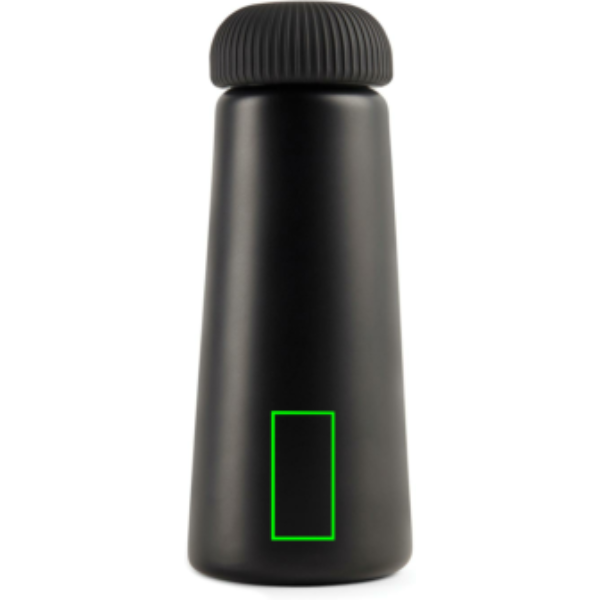 Standskizze: Druckverfahren Tampondruck auf Position „Artikel Rückseite unten (max. 20 x 40 mm)“ – VINGA Erie 450 ml Vakuumflasche aus RCS-recyceltem Edelstahl