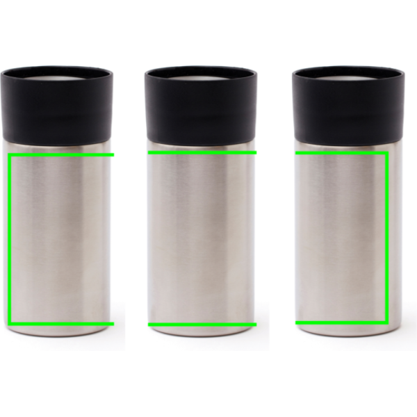 Standskizze: Druckverfahren Siebdruck-gerundet auf Position „Artikel“ – VINGA Otis Thermo-Becher to go, 300 ml, 18/8-Edelstahl, mit Logo gravierbar