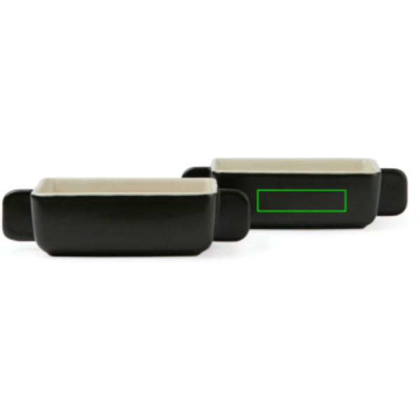 Standskizze: Druckverfahren Tampondruck auf Position „Artikel Rückseite (max. 80 x 20 mm)“ – VINGA Monte Neu Mini-Schalen 2er Set aus Steingut, bedruckbar