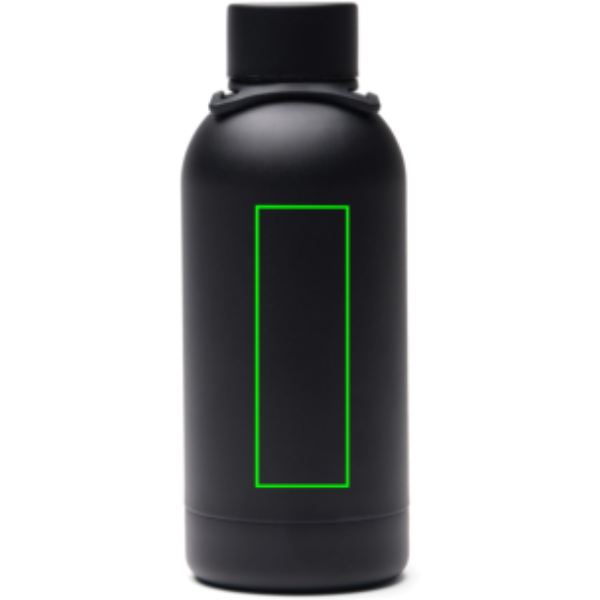 Standskizze: Druckverfahren Lasergravur auf Position „Artikel Rückseite“ – VINGA Parks Isolierflasche 400 ml aus RCS-recyceltem Edelstahl