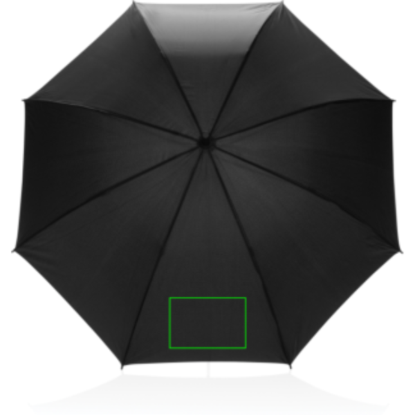 Standskizze: Druckverfahren Digital Transfer auf Position „Regenschirm (max. 180 x 120 mm)“ – XD Xclusive KENTO URBAN Automatik-Regenschirm 23 Zoll mit AWARE™ RPET-Bezug, bedruckbar