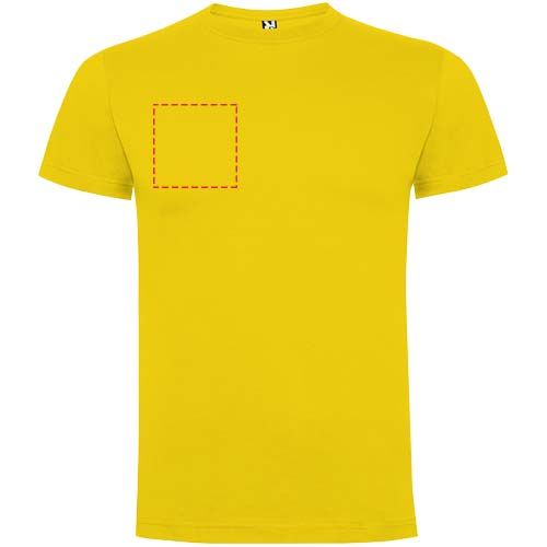Standskizze: Druckverfahren Siebdruck auf Position „rechte Brust“ – Dogo 165 g/m² Premium T-Shirt für Herren