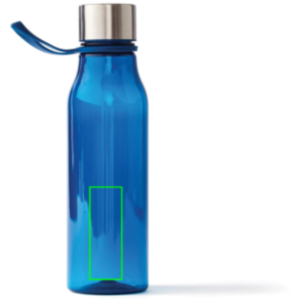 Standskizze: Druckverfahren Tampondruck auf Position „Artikel Rückseite unten (max. 25 x 70 mm)“ – VINGA Lean Tritan Wasserflasche 600 ml mit Logo bedruckbar