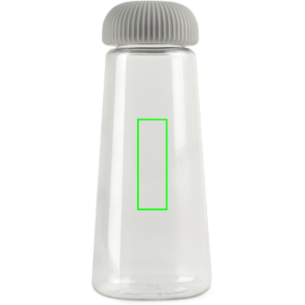 Standskizze: Druckverfahren Tampondruck auf Position „Artikel Vorderseite Mitte (max. 20 x 60 mm)“ – VINGA Erie Trinkflasche 575 ml aus recyceltem PET (RCS)