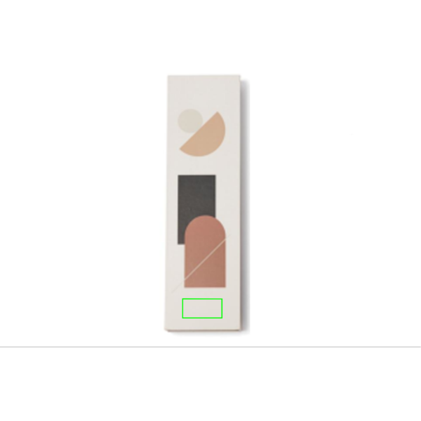 Standskizze: Druckverfahren Tampondruck auf Position „Box (max. 40 x 20 mm)“ – VINGA Gigaro Tranchier-Set Edelstahl/Holz, 30,5 cm – mit Lasergravur veredelbar