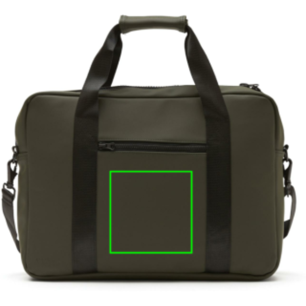 Standskizze: Druckverfahren Digital Transfer auf Position „Artikel Vorderseite“ – VINGA Baltimore Laptoptasche 17 Zoll – bedruckbar