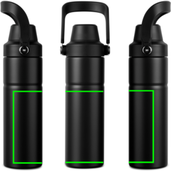 Standskizze: Druckverfahren 360°-Rundum-Digitaldruck auf Position „Artikel“ – Vinga Baltimore Trek Vakuumflasche 600 ml aus recyceltem Edelstahl