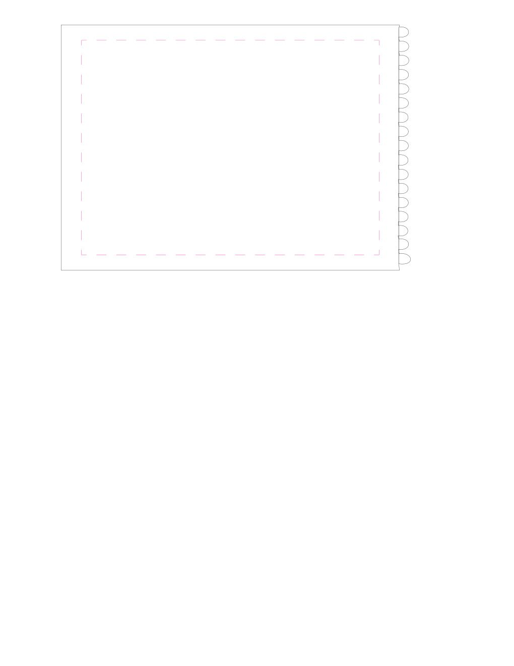 Standskizze: Druckposition „mittig (max. 125×90 mm)“ – Eiskratzer Rechteck – Kunststoff mit großer Werbefläche 147 × 103 mm