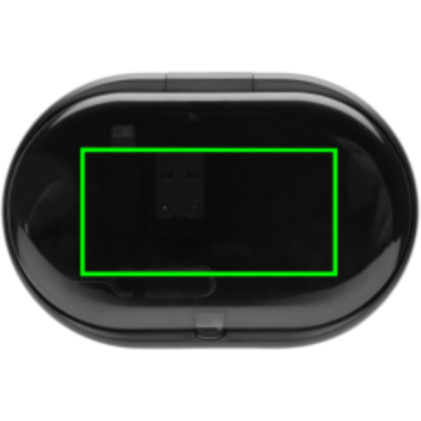 Standskizze: Druckverfahren Tampondruck auf Position „Artikel oben“ – Chargevix Multifunktionales 60W-Lade-Set aus RCS rPlastic, bedruckbar