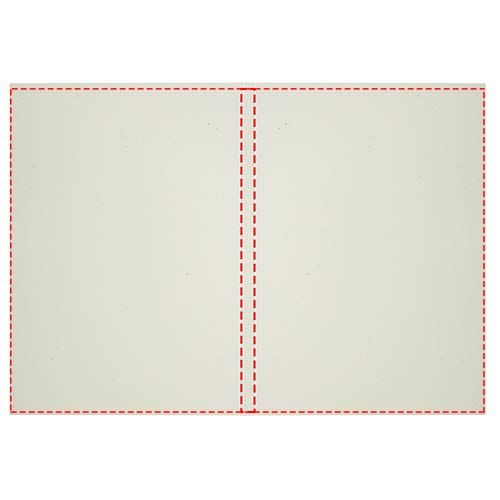 Standskizze: Druckverfahren Digitaldruck auf Papier auf Position „Gesamter Außenumschlag (max. 307 x 210 mm)“ – Novella Austen Colours A5 Softcover Notizbuch aus Recyclingmaterial – 100 Blatt