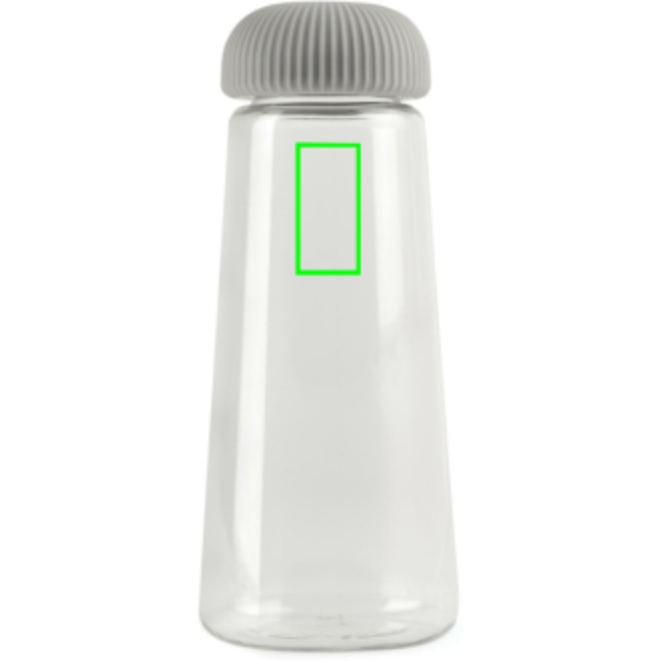 Standskizze: Druckverfahren Tampondruck auf Position „Artikel Vorderseite oben (max. 15 x 30 mm)“ – VINGA Erie Trinkflasche 575 ml aus recyceltem PET (RCS)